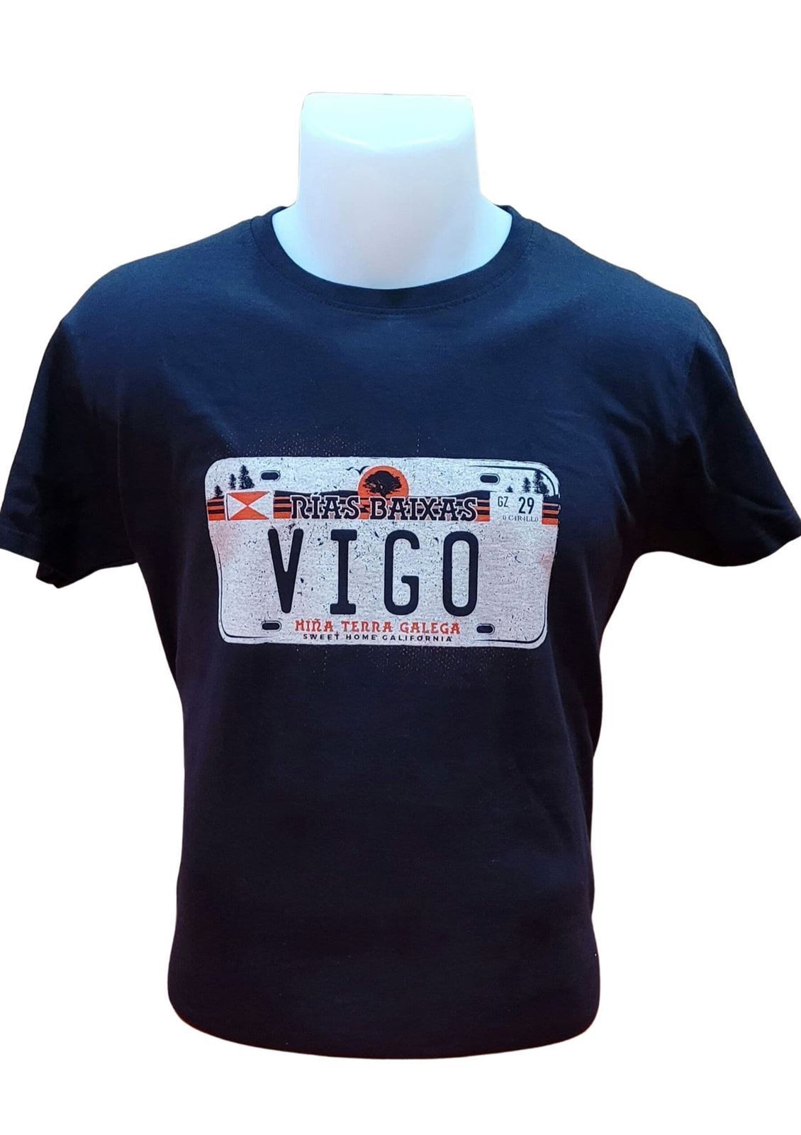 Camiseta Morriña Matrícula Vigo - Imaxe 1