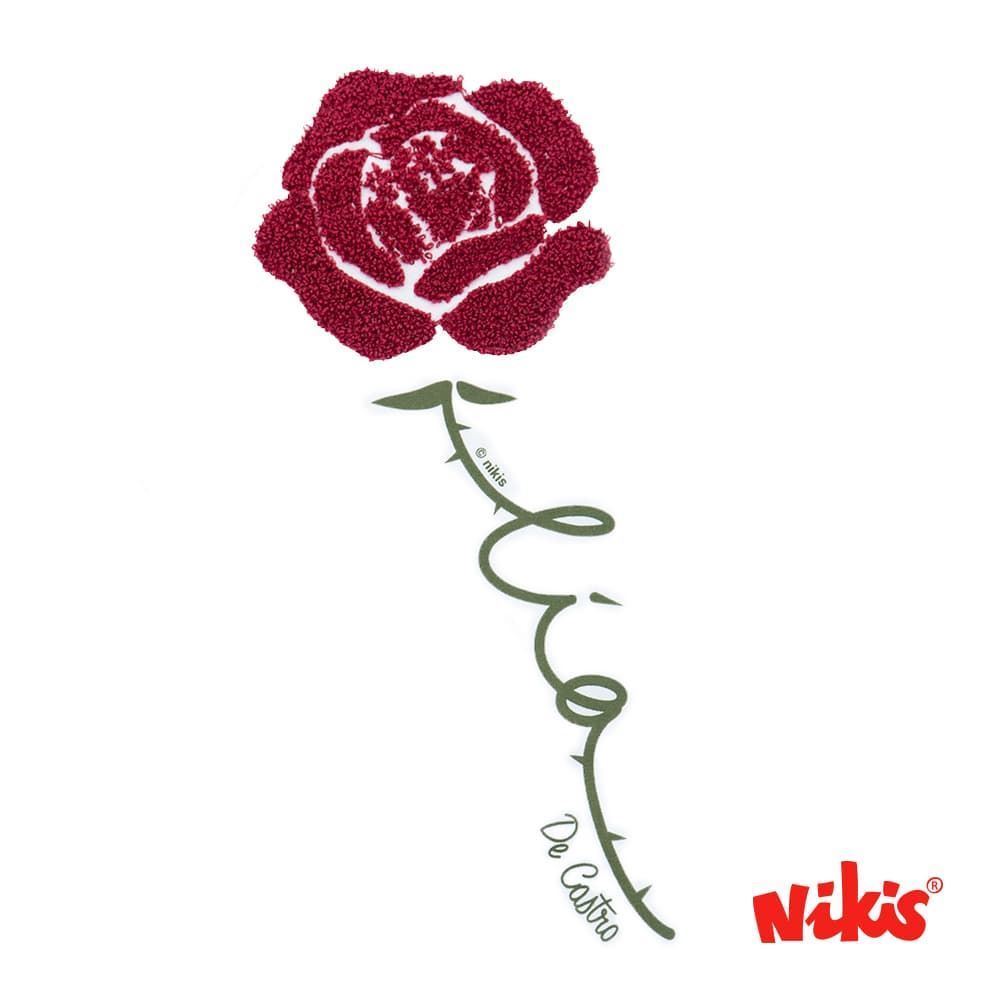 Camiseta moza Nikis Rosa Rosalía - Imaxe 2