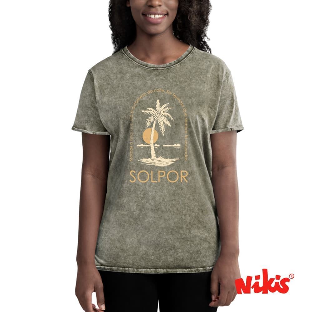 Camiseta moza Nikis Solpor Vintage - Imaxe 1