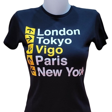 Camiseta Morriña Vigo ciudades Chica - Imagen 1