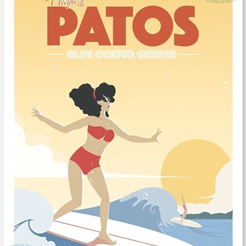 Lámina Patos (enmarcada) - Imagen 1