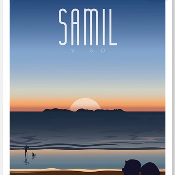 Lámina Samil (enmarcada) - Imagen 1